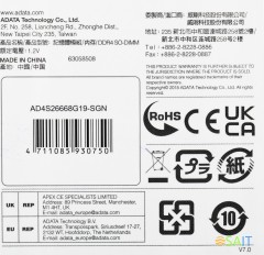 Память DDR4 8Gb 2666MHz A-Data AD4S26668G19-SGN RTL PC4-21300 CL19 SO-DIMM 260-pin 1.2В dual rank Ret