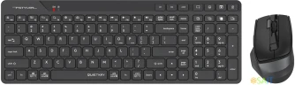 Клавиатура + мышь A4Tech Fstyler FB2800C Air2 клав:черный/серый мышь:черный/серый USB беспроводная Bluetooth/Радио slim