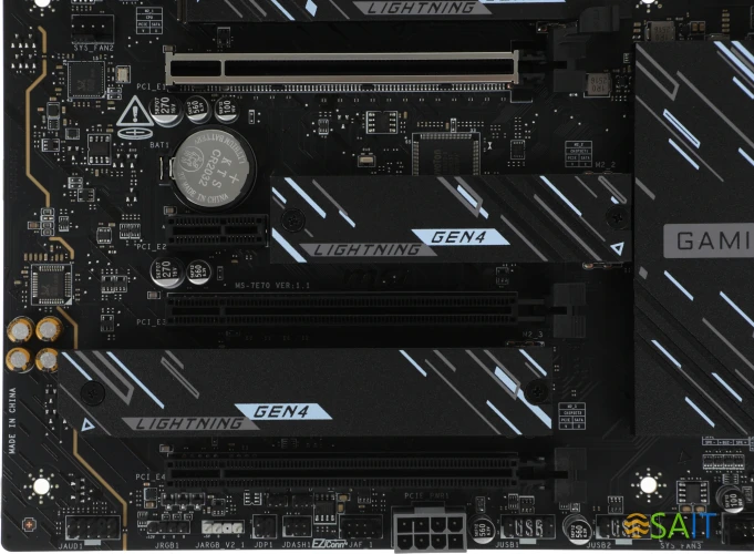 Материнская плата MSI X870E GAMING PLUS WIFI SocketAM5 AMD X870E ATX AC`97 8ch(7.1) 5Gigabit RAID+HDMI