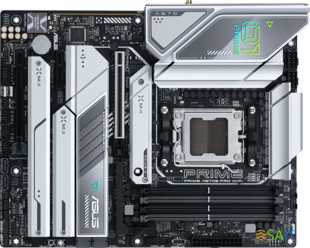 Материнская плата Asus PRIME X670E-PRO WIFI SocketAM5 AMD X670 4xDDR5 ATX AC`97 8ch(7.1) 2.5Gg RAID+HDMI+DP