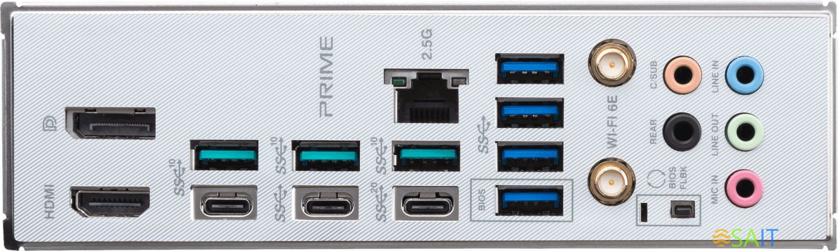 Материнская плата Asus PRIME X670E-PRO WIFI SocketAM5 AMD X670 4xDDR5 ATX AC`97 8ch(7.1) 2.5Gg RAID+HDMI+DP