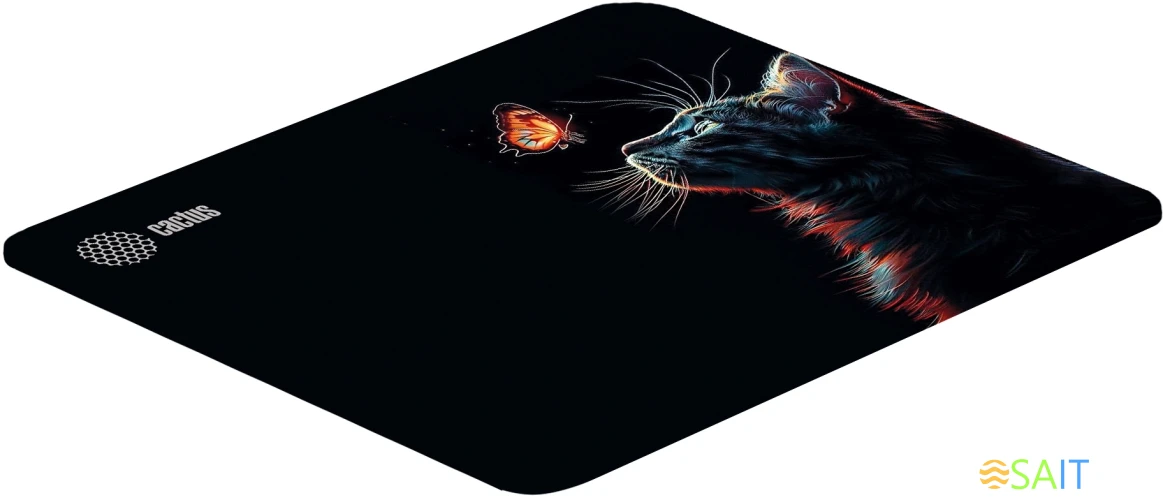 Коврик для мыши Cactus Night Cat 220x180x2мм (CS-MP-P12XS)