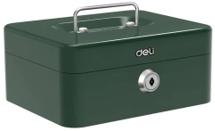Ящик для денег Deli ET504 9x20x16 зеленый