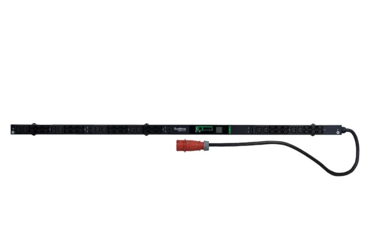 БРП Uniprom, с мониторингом, 0U, 400В, 3Ф, 32A, 36xC13 12xC19, 3м кабель, IEC309 SYSTEME ELECTRIC UP8886