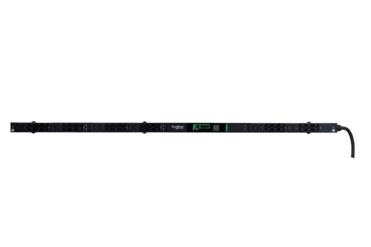 БРП Uniprom, с мониторингом, 0U, 400В, 3Ф, 32A, 36xC13 12xC19, 3м кабель, IEC309 SYSTEME ELECTRIC UP8886