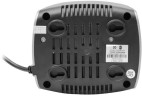 Стабилизатор POWERMAN AVS 1000C, ступенчатый регулятор, 1000ВА/500Вт, 150-280В, максимальный входной ток 8А, 2 евророзетки, IP-20, напольный, 151мм х 126мм х 123мм, 2 кг. POWERMAN AVS 1000C