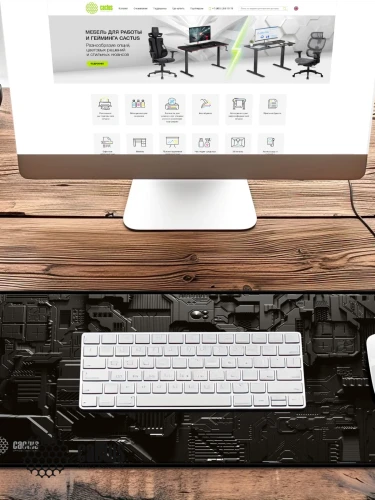 Коврик для мыши Cactus Cyberpunk 900x400x3мм (CS-MPC-PRO03ХXL)