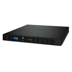 ИБП CyberPower PR1000ELCDRT1U, Rackmount, Rackmount, Line-Interactive, 1000VA/800W, 6 IEC-320 С13 розеток, USB&amp;Serial, SNMPslot, LCD дисплей, Black, 0.6х0.55х0.15м., 24.4кг. CyberPower PR1000ELCDRT1U