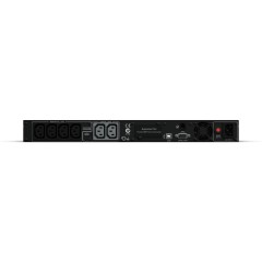ИБП CyberPower PR1000ELCDRT1U, Rackmount, Rackmount, Line-Interactive, 1000VA/800W, 6 IEC-320 С13 розеток, USB&amp;Serial, SNMPslot, LCD дисплей, Black, 0.6х0.55х0.15м., 24.4кг. CyberPower PR1000ELCDRT1U