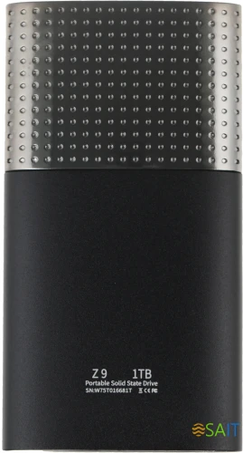 Накопитель SSD Netac USB-C 1Tb NT01Z9-001T-32BK Z9 1.8" черный