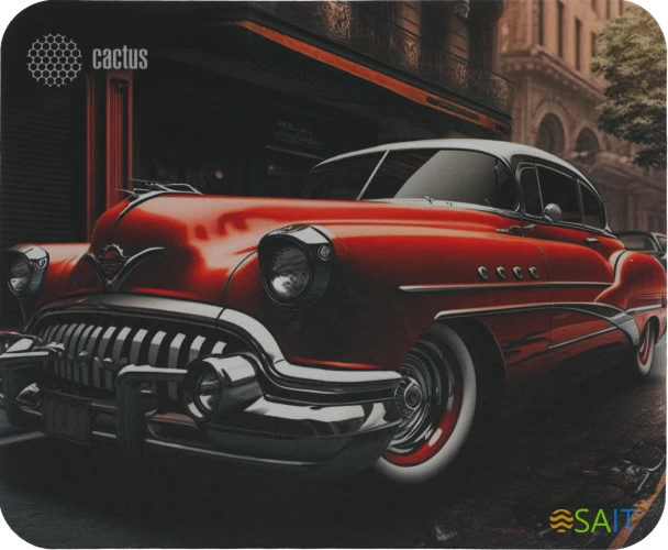 Коврик для мыши Cactus Red Car рисунок 300x250x2мм (CS-MP-P07M)