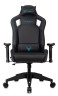 Кресло игровое Knight Outrid Smile черный эко.кожа с подголов. крестов. пластик
