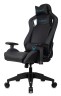 Кресло игровое Knight Outrid Smile черный эко.кожа с подголов. крестов. пластик
