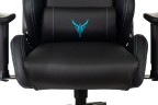 Кресло игровое Knight Outrid Smile черный эко.кожа с подголов. крестов. пластик