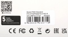 Флеш карта microSDHC 16GB Netac NT02P500STN-016G-R P500 + adapter