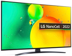 Телевизор LED LG 65" 65NANO766QA.ARUB синяя сажа 4K Ultra HD 60Hz DVB-T DVB-T2 DVB-C DVB-S DVB-S2 USB WiFi Smart TV