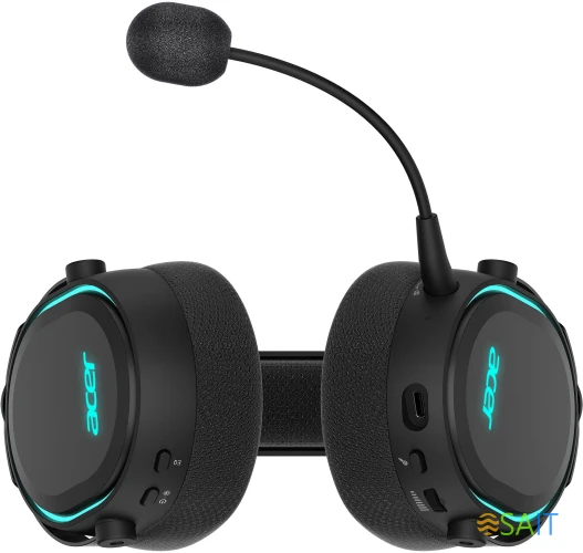 Наушники с микрофоном Acer OHR303 черный мониторные BT/Radio/3.5mm оголовье (ZL.HDSEE.009)