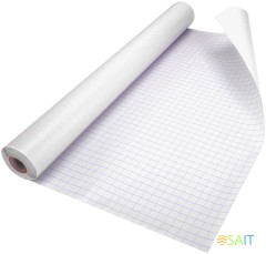 Пленка Deli EZ75319 Macaron для учебника с липк.сл. ПП гладкая прозр. 450мм x 9.1м