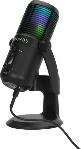 Микрофон проводной USB-A Оклик SM-400G 2м черный