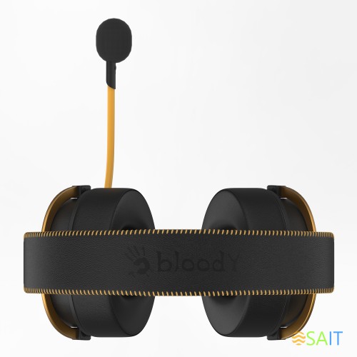 Наушники с микрофоном A4Tech Bloody M595 Renegade черный/рисунок 2.3м мониторные USB оголовье (M595)