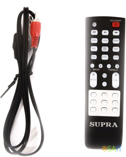 Минисистема Supra SMB-530 черный 110Вт FM USB BT SD