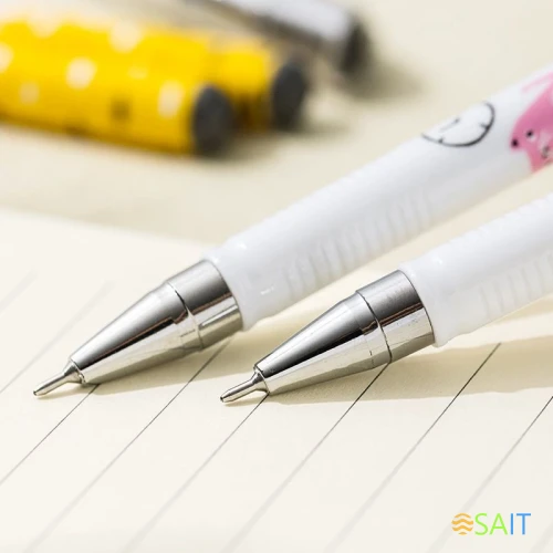 Ручка гелев. Deli EG81-BK ассорти черн. черн. игловидный пиш. наконечник линия 0.5мм