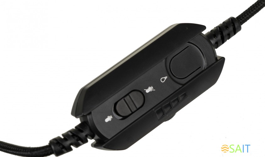 Наушники с микрофоном A4Tech Bloody G350 черный 2м мониторные USB оголовье (G350 USB/ BLACK)