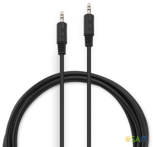 Кабель соединительный аудио Buro BAAC002-3 Jack 3.5 (m)/Jack 3.5 (m) 3м. черный