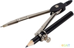 Набор для черчения Deli EG30505 корпус ассорти металл в компл.:8 предметов