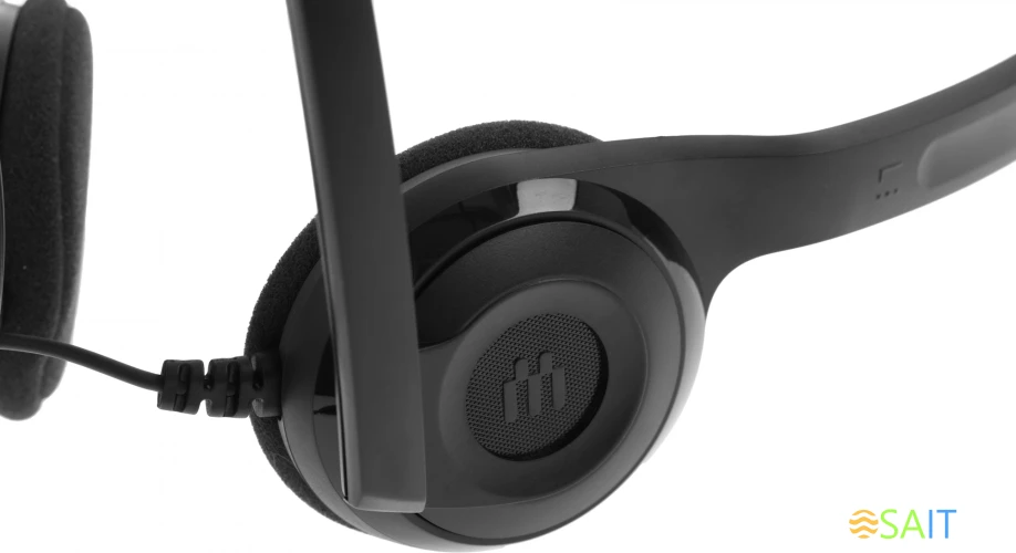 Наушники с микрофоном Epos Sennheiser PC 3 Chat черный 2м накладные оголовье (1000430)