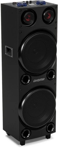 Минисистема Digma MS-14 черный 600Вт FM USB BT micro SD