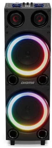 Минисистема Digma MS-14 черный 600Вт FM USB BT micro SD