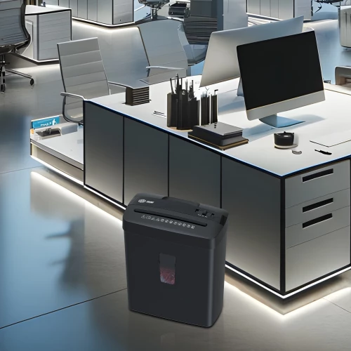 Шредер Cactus CS-SH-A3 (секр.P-4) фрагменты 6.лист. 13лтр. скобы пл.карты