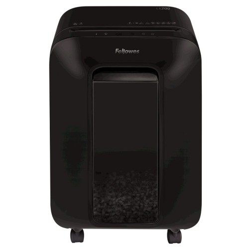 Шредер Fellowes® Powershred® LX200, черный, DIN P-4, 4х12 мм, 12 лст., 22 лтр., Jam Proof™, SafeSense, шт Fellowes FS-55022
