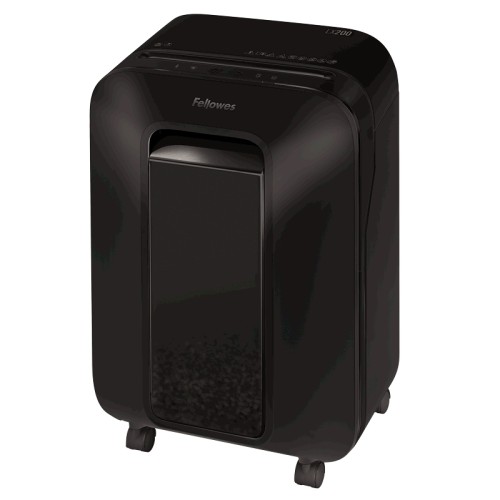 Шредер Fellowes® Powershred® LX200, черный, DIN P-4, 4х12 мм, 12 лст., 22 лтр., Jam Proof™, SafeSense, шт Fellowes FS-55022