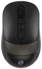 Мышь Оклик 310MW черный/серый оптическая 3200dpi беспров. USB для ноутбука 4but (1869088)