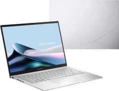 Ноутбук Asus Zenbook 14 OLED UX3405MA-QD488W Core Ultra 7 155H 16Gb SSD1Tb Intel Arc 14" OLED FHD+ (1920x1200) Windows 11 Home silver WiFi BT Cam Bag (90NB11R2-M00SS0)