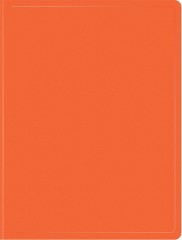 Папка метал.пруж.скоросш. Бюрократ Double Neon DNE07POR A4 пластик 0.7мм кор.27мм карм.прод.внут. оранжевый