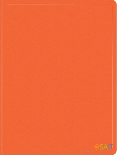 Папка метал.пруж.скоросш. Бюрократ Double Neon DNE07POR A4 пластик 0.7мм кор.27мм карм.прод.внут. оранжевый