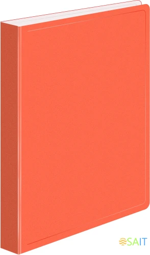 Папка метал.пруж.скоросш. Бюрократ Double Neon DNE07POR A4 пластик 0.7мм кор.27мм карм.прод.внут. оранжевый