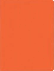 Папка метал.пруж.скоросш. Бюрократ Double Neon DNE07POR A4 пластик 0.7мм кор.27мм карм.прод.внут. оранжевый