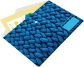 Конверт на кнопке Silwerhof FABRIC A5 непрозрачный пластик 0.25мм