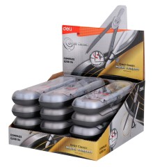 Циркуль Deli EG20804 металл в компл.:карандаш