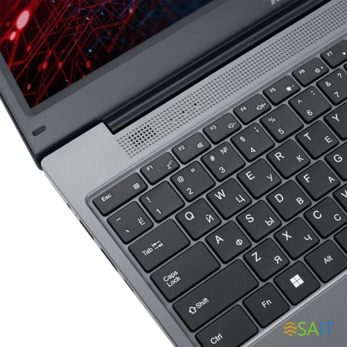 Ноутбук IRU Tactio 14ALH Core i3 1215U 8Gb SSD256Gb Intel UHD Graphics 14" IPS FHD (1920x1080) FreeDOS grey WiFi BT Cam 4000mAh (2058897)