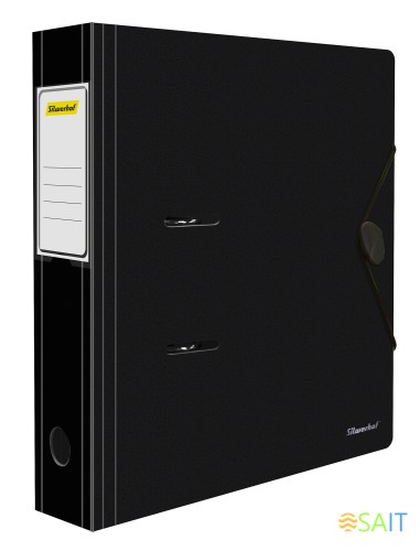 Папка-регистратор Silwerhof 355050 A4 70мм полифом черный