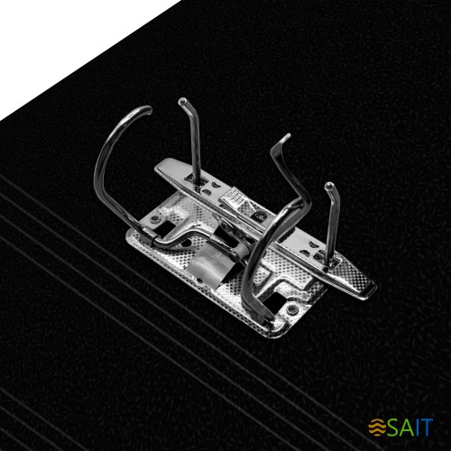 Папка-регистратор Silwerhof 355050 A4 70мм полифом черный