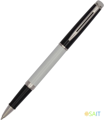 Ручка роллер Waterman Hemisphere Colour Blocking (2202845) черн/белый F черн. черн. подар.кор.