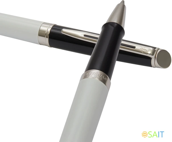 Ручка роллер Waterman Hemisphere Colour Blocking (2202845) черн/белый F черн. черн. подар.кор.