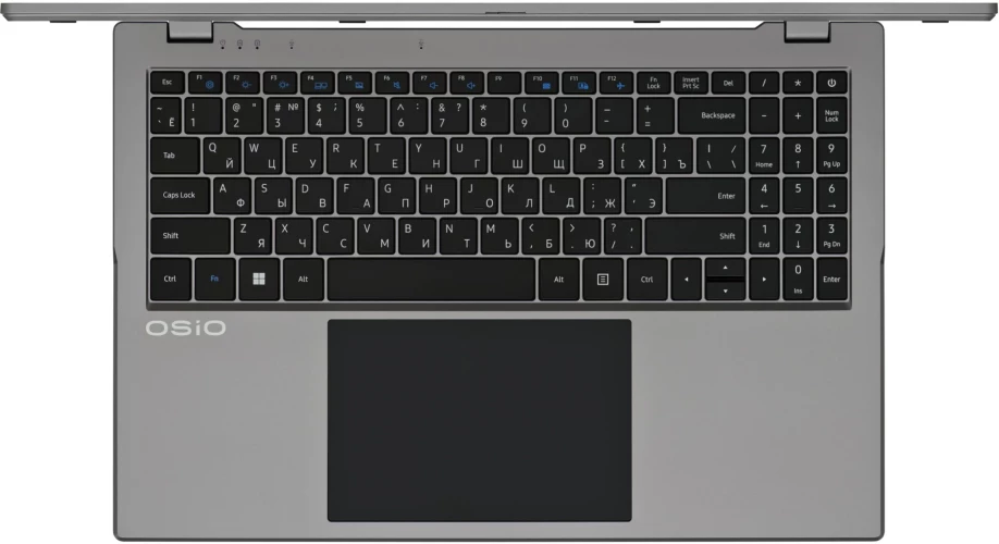 Ноутбук Osio BaseLine B150i-006s N-series N100 8Gb SSD512Gb Intel UHD Graphics 15.6" IPS FHD (1920x1080) Windows 11 Home silver WiFi BT Cam 5000mAh