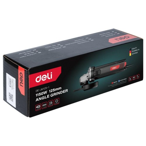 Угловая шлифмашина сетевая Deli -инструменты DE-JM125-1E